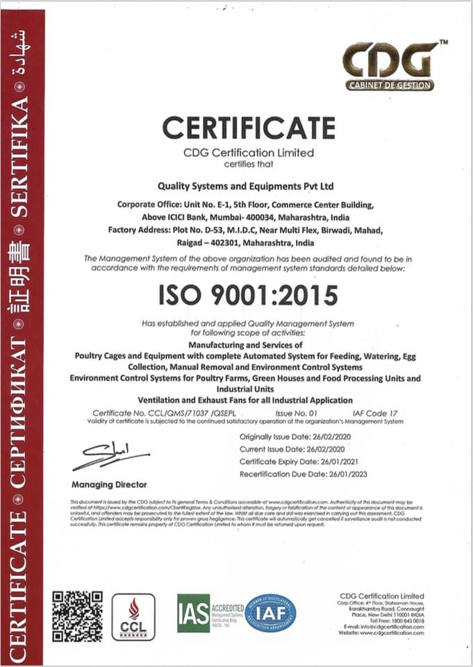 0f3569cd-7fd1-4dbe-b909-e120c92b6a98 Quality system India